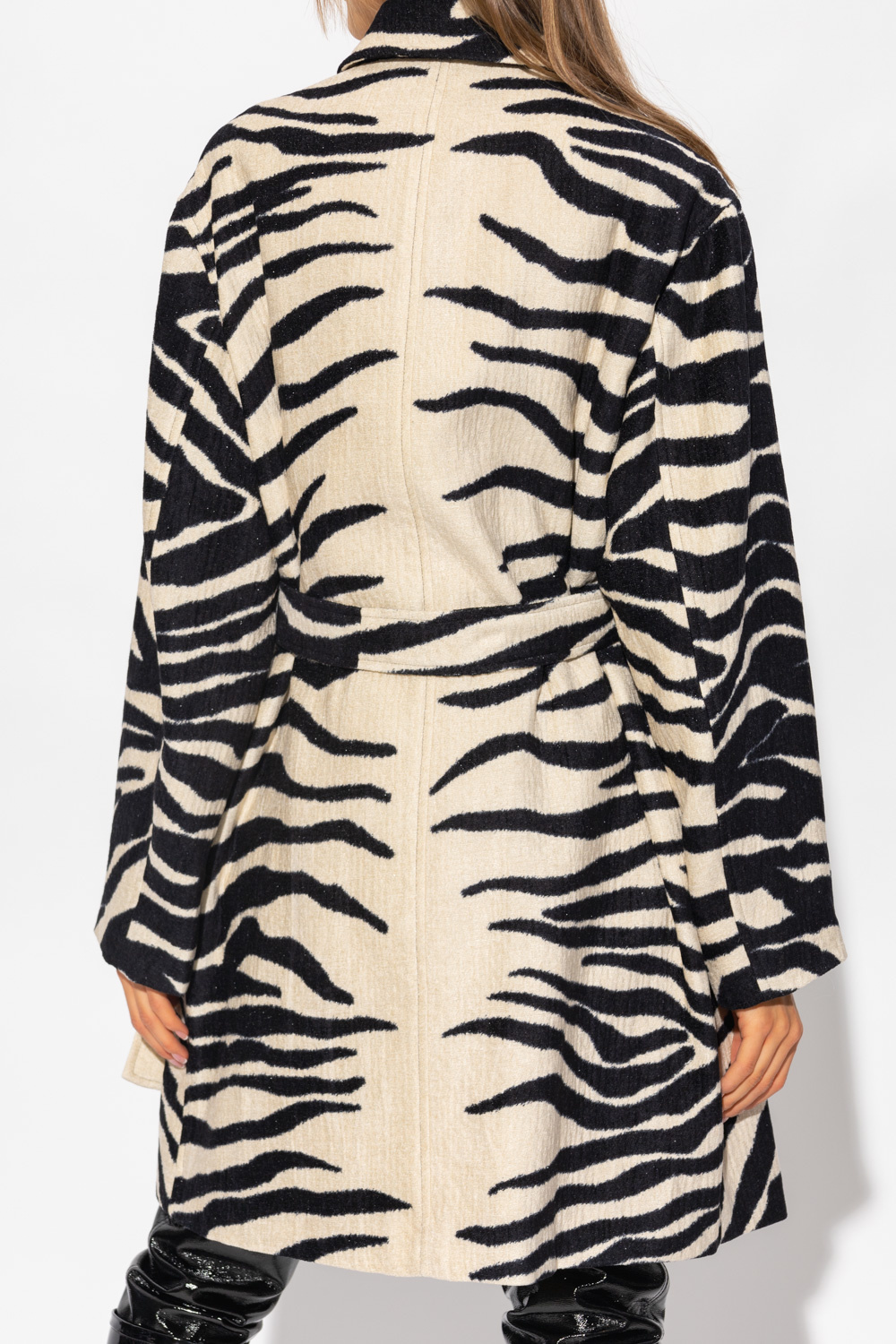 Coat with animal motif Dries Van Noten